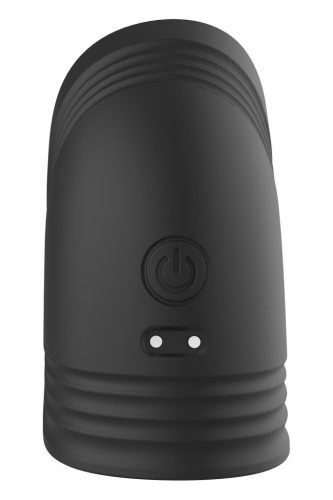 Dreamtoys Adjustable Vibrating Cockring With Remote Black Vibrációs péniszgyűrű