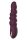 Essentials - Ribbed Power Vibe Purple Szilikonos vibrátor