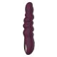 Essentials - Ribbed Power Vibe Purple Szilikonos vibrátor