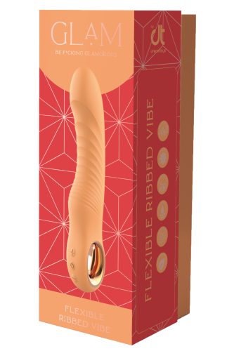 Dream Toys - Glam Flexible Ribbed Szilikonos vibrátor
