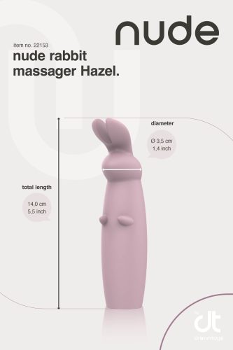 Dream Toys Nude Hazel Rabbit klitorisz vibrátor