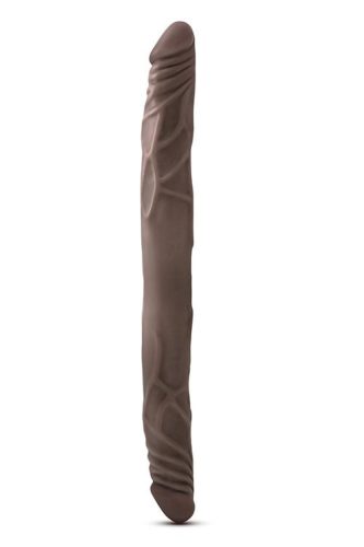 Blush Dr,Skin - 14 Inch Double Dildo Chocolate  Kétvégű dildo