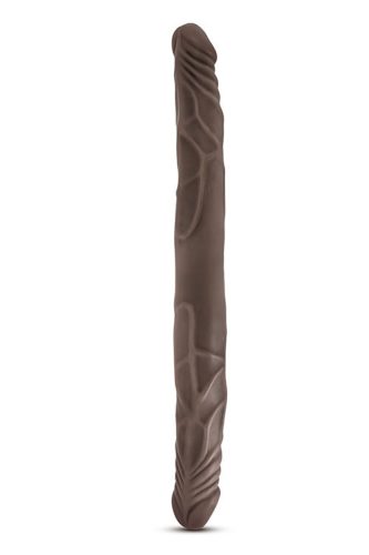 Blush Dr,Skin - 14 Inch Double Dildo Chocolate  Kétvégű dildo