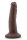 Blush Dr.Skin - Plus 5 Inch Posable Dildo Chocolate Tapadókorongos dildó