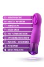 Charm Amethyst Purple G-pont vibrátor