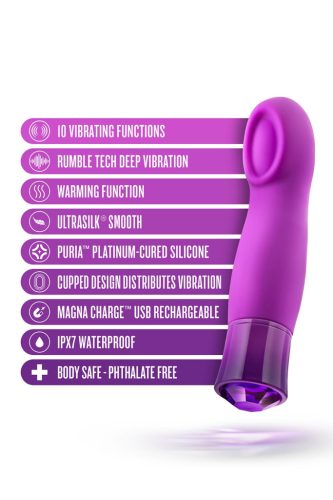 Blush - Charm Amethyst Purple G-pont vibrátor
