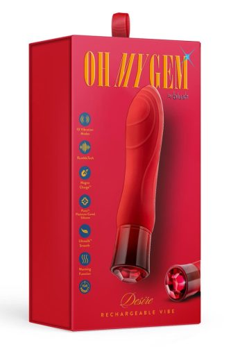 Oh My Gem - Desire Ruby Szilikonos vibrátor