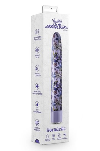 Limited Addiction - Floradelic 7 Inch Rechargeable Kemény vibrátor
