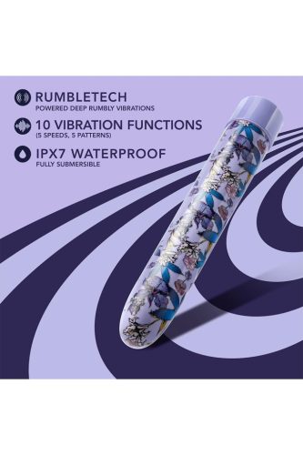 Limited Addiction - Floradelic 7 Inch Rechargeable Kemény vibrátor