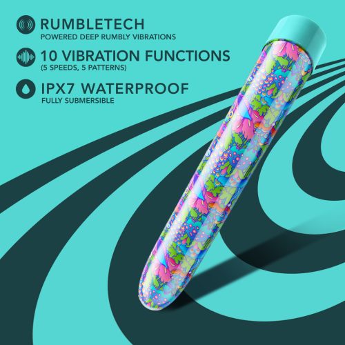 Limited Addiction Utopia 7 Inch Rechargeable Vibe Aqua Kemény vibrátor