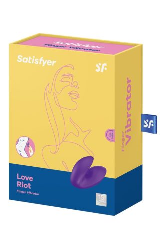 Satisfyer Love Riot - akkus, vízálló ujjvibrátor