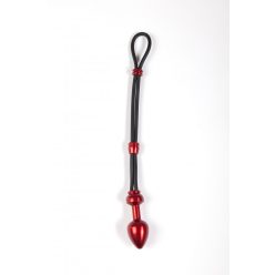   Andaro Cock Grip Plug Small Red  anál dugó péniszgyűrűvel