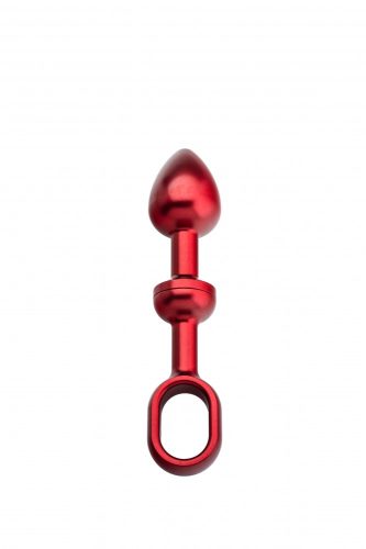 Andaro Alu-Push Plug Small Red  anál plug