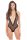 Rene Rofe Lingerie - Say My Name Plunge Teddy Black M/L body