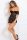 Rene Rofe Lingerie -  Seductively Stunning Lace Dres Black S/M mini dress