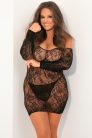 René Rofe Seductive Lace mini dress