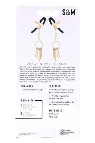 Sex and Mischief - Verge Nipple Clamps mellbimbó csipesz