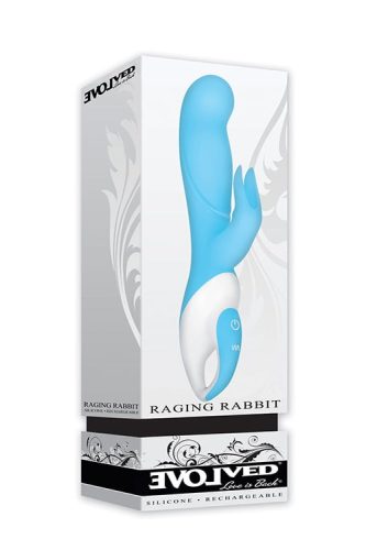 Evolved - Raging Rabbit Blue Klitoriszkaros vibrátor