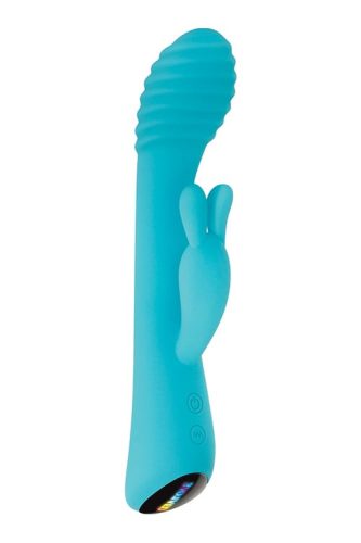 Evolved - Aqua Bunny Blue Klitoriszkaros vibrátor