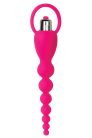 Adam & Eve Vibrating Silicone Pink anál gyöngyök