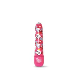   Prints Charming Pop Tease5 Inch Mini Vibe Kiss Me Pink Kemény vibrátor