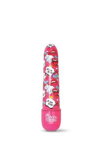 Prints Charming Pop Tease5 Inch Mini Vibe Kiss Me Pink Kemény vibrátor