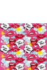 Prints Charming Pop Tease5 Inch Mini Vibe Kiss Me Pink Kemény vibrátor