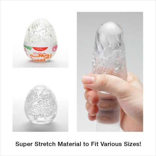 TENGA Egg Keith Haring Party - maszturbációs tojás