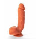 X-MEN 8.5" Dildo Colours Pleasure Flesh  3 Tapadókorongos dildó