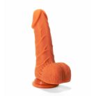 X-MEN 7.5" Dildo Colours Pleasure Flesh  1 Tapadókorongos dildó