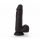 X-MEN 7.5" Dildo Colours Pleasure Black 1 Tapadókorongos dildó