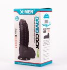 X-MEN David's 11.9" Cock Black Tapadókorongos dildó