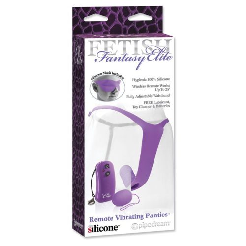 Fetish Fantasy Elite Remote Vibrating Panties in Purple   