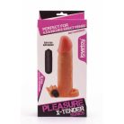 Pleasure X-Tender Vibrating Penis Sleeve 2   Péniszhosszabbító