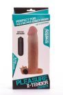 Pleasure X-Tender Vibrating Penis Sleeve #5  Péniszhosszabbító