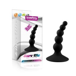 Lure Me Beaded Anal Plug Black   análgyöngyök