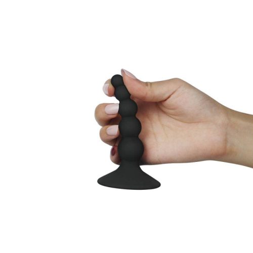 Lure Me Beaded Anal Plug Black   análgyöngyök
