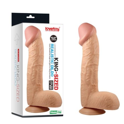 Lovetoy Legendary King-Sized Realistic 10,5' Tapadókorongos dildo