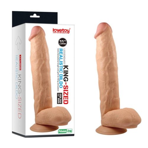 Legendary King-Sized Realistic 11' Tapadókorongos dildo