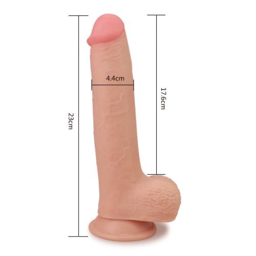 Lovetoy Skinlike Cock   Tapadókorongos dildo