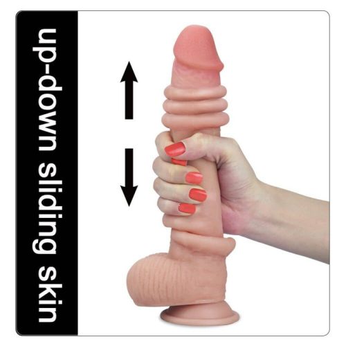 Lovetoy Sliding-Skin     Tapadókorongos dildo