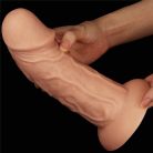 9.5'' Realistic Curved Dildo Tapadókorongos dildo