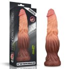  Lovetoy 9.5'' Dual layered Liquid Silicone  Tapadókorongos dildó