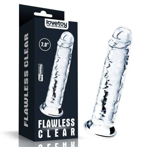 Lovetoy 7.0'' Flawless Clear Dildo