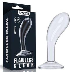   Lovetoy 6.0'' Flawless Clear Prostate Plug  Prosztata masszírozó