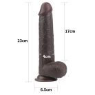 Lovetoy 9'' Sliding Skin Dual Layer dildo