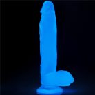 Lovetoy 10" Lumino Play tapadókorongos dildo