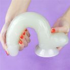 Lovetoy 10" Lumino Play tapadókorongos dildo