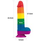 Lovetoy 9'' Prider Dildo Tapadókorongos dildó