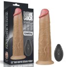 Lovetoy 8' Dual Layered Platinum Silicone Rotator vibrátor